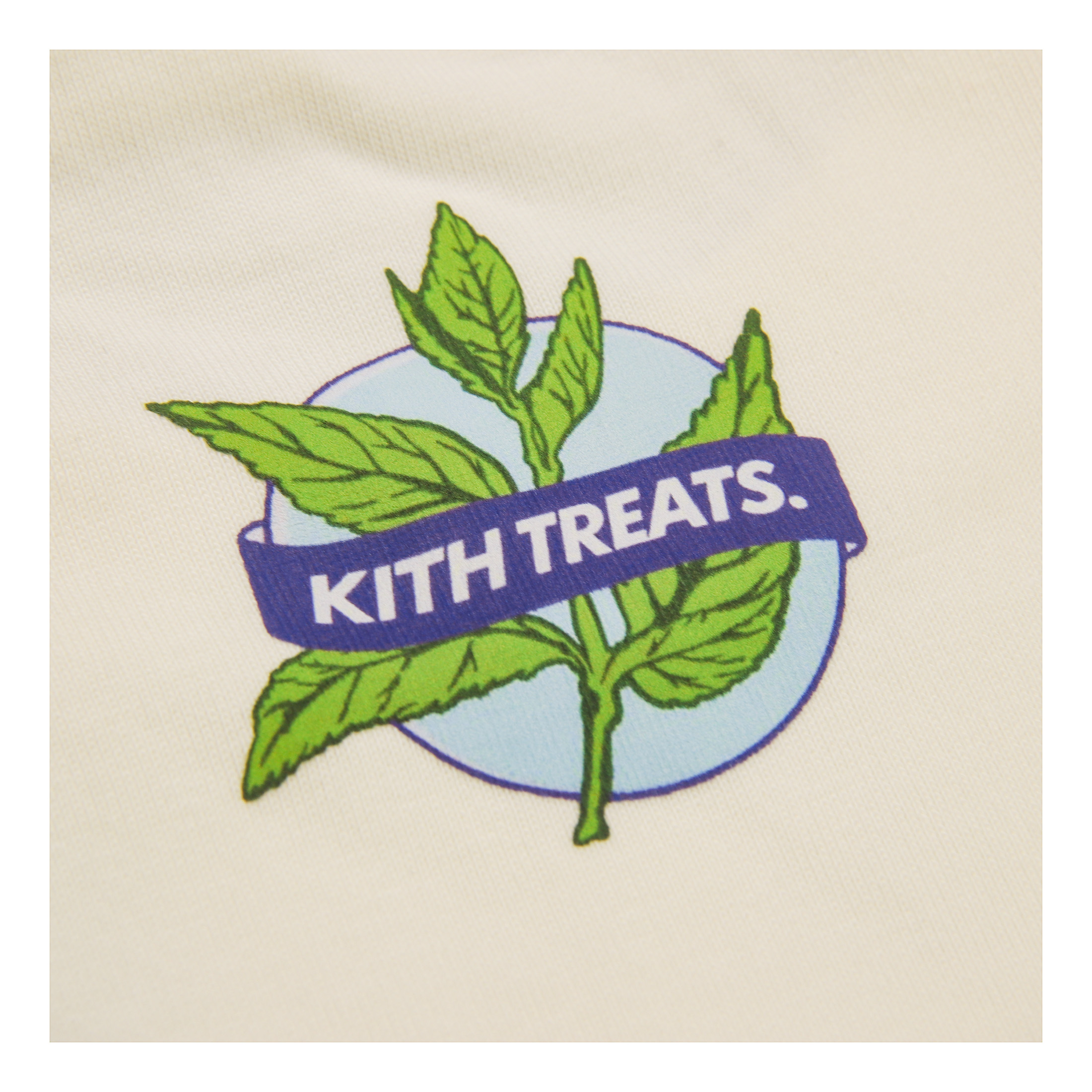 KITH TREATS MATCHA BOX限定字母抹茶香草长袖T恤男打底衫女秋冬 - 图2