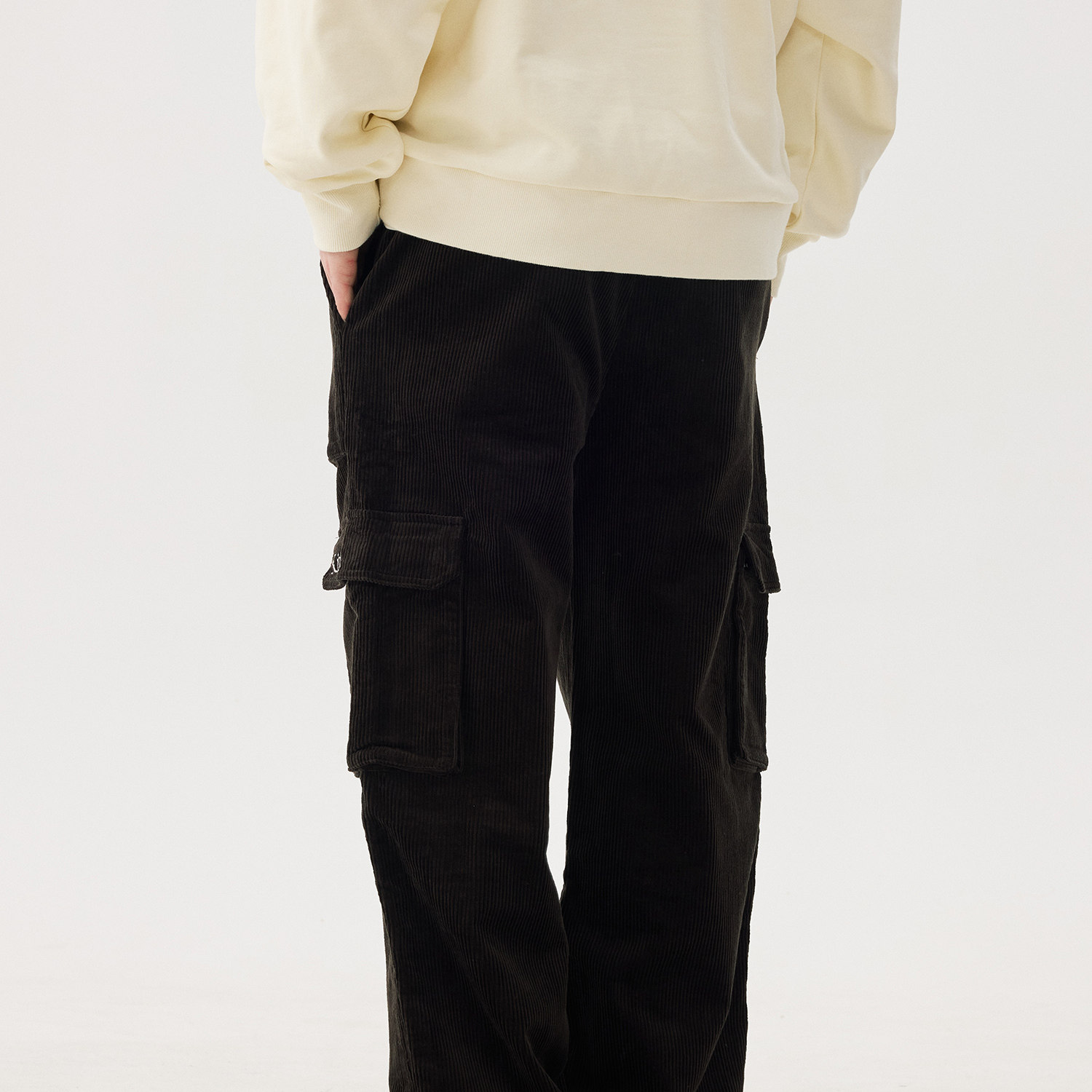 KITH刺绣多口袋工装裤男冬季保暖日系复古重磅灯芯绒直筒休闲长裤,淘宝优惠券,粉丝福利购,淘宝优惠卷