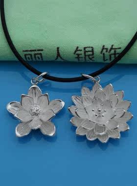原创手工项坠纯银防过敏清新