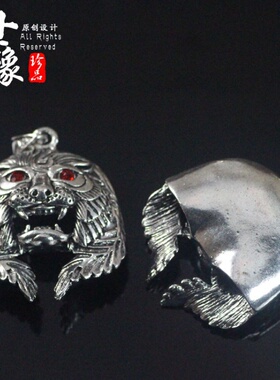 diy狼牙套男士项链吊坠