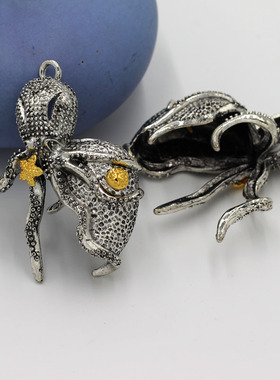 乌鸦合金霸气风挂件吊坠