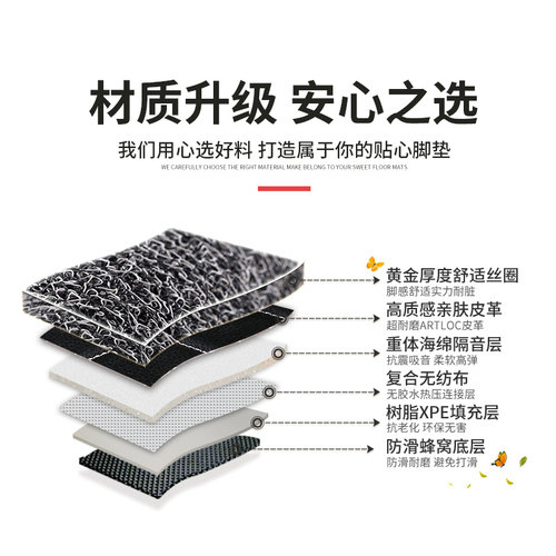 福特进口锐界2010/2011/2012/2013/2014款年专用大全包围汽车脚垫 - 图3