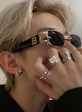 墨镜ins明星同款街拍超酷嘻哈