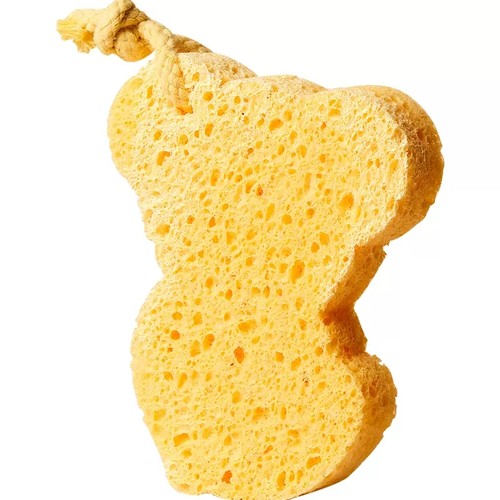 喜多婴儿木浆沐浴棉 幼儿宝宝洗澡海绵 新生儿童浴擦洗澡神器 - 图3