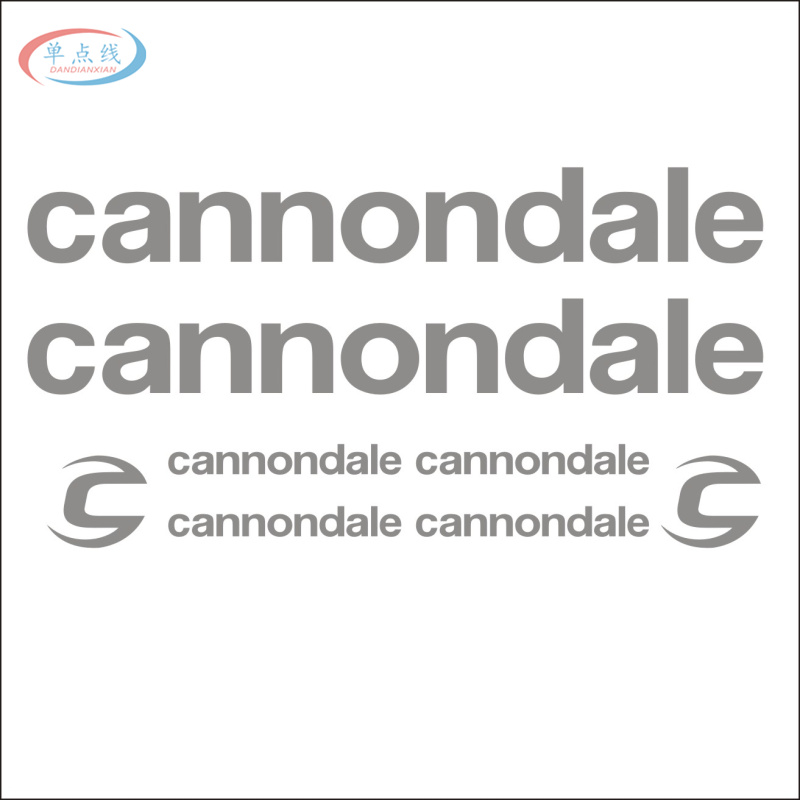 新佳能戴尔cannondale自行车贴标车架防水转印贴纸DIY装饰贴花 - 图2