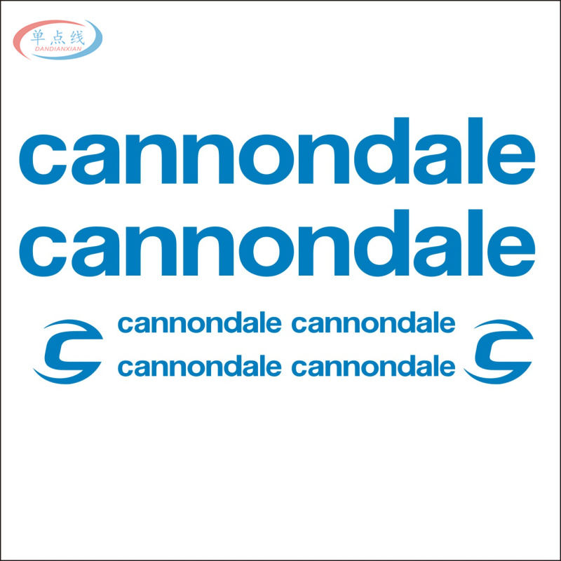 新佳能戴尔cannondale自行车贴标车架防水转印贴纸DIY装饰贴花-图3