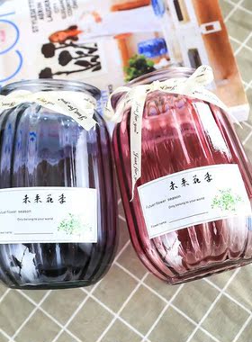 欧式风富贵竹样板间玻璃花瓶包邮
