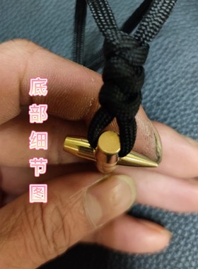 个性弹头十字架项链弹壳工艺品纯铜创意礼品军恋饰品退伍纪念品