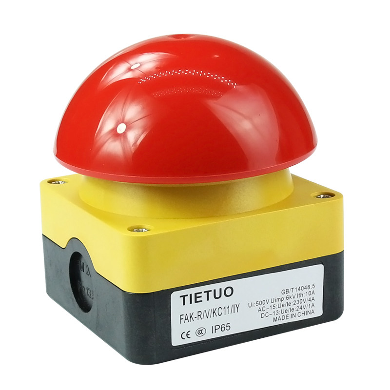 FAK-R 脚踏手拍开关EFAK球形蘑菇头急停按钮开关自锁自复位防水,淘宝优惠券,粉丝福利购,淘宝优惠卷
