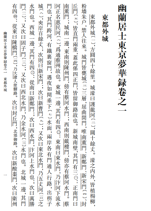 东京梦华录笺注孟元老撰伊永文笺注中国古代都城资料选刊北宋东京汴梁城都城风貌市民日常生活旧事作品北宋研究参考书中华书局-图0