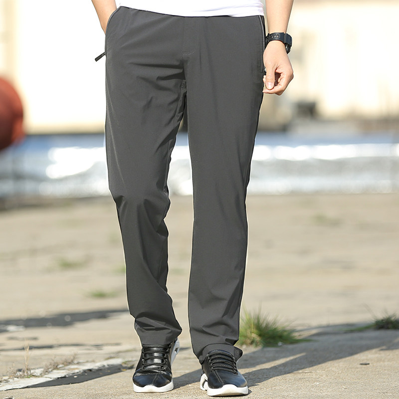 秋冬天丝男宽松运动直筒耐磨休闲裤 森螺休闲裤