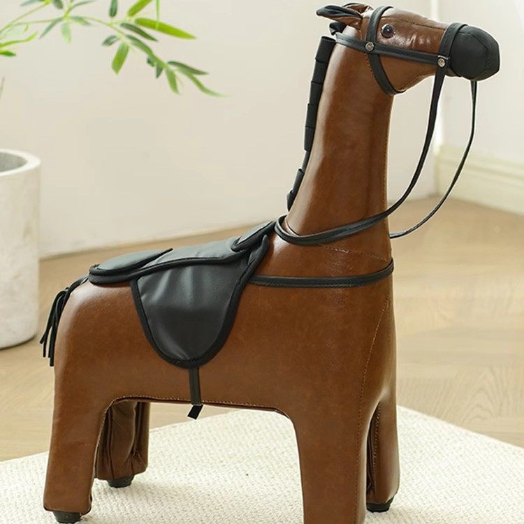 小凳子家用可爱马造型动物造型板凳房装饰凳新家玩偶皮质卡通椅子,淘宝优惠券,粉丝福利购,淘宝优惠卷