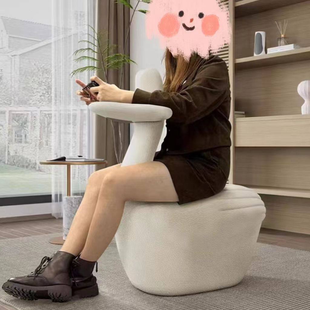 客厅手游椅网红沙发单椅现代创意可爱天鹅凳儿童卧室休闲动物凳子,淘宝优惠券,粉丝福利购,淘宝优惠卷