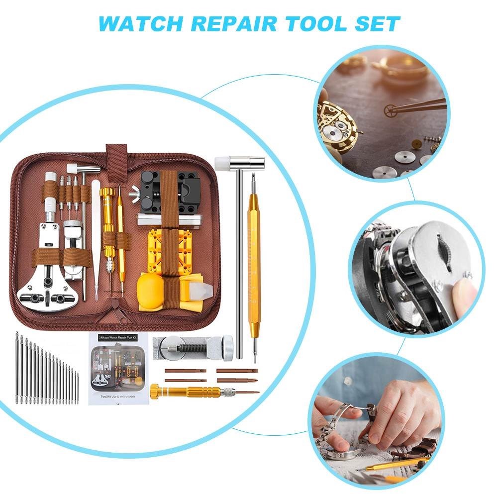 149pcs Watch Tools Watch Opener Remover Spring Bar Repair Pr - 图2