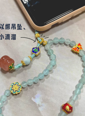71线编绳拉环扣线圈 小滴溜diy配件文玩绳扣吊坠项链挂件连接扣头