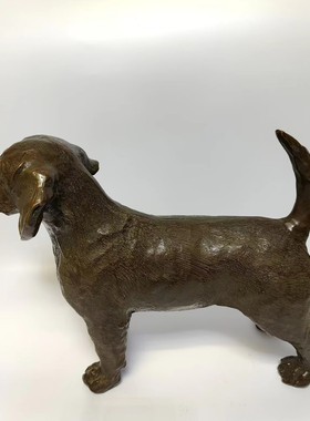 铜祝福中式客厅书房桌面摆件