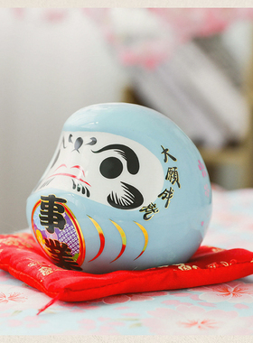 达摩摆件日式风存钱罐开业礼品