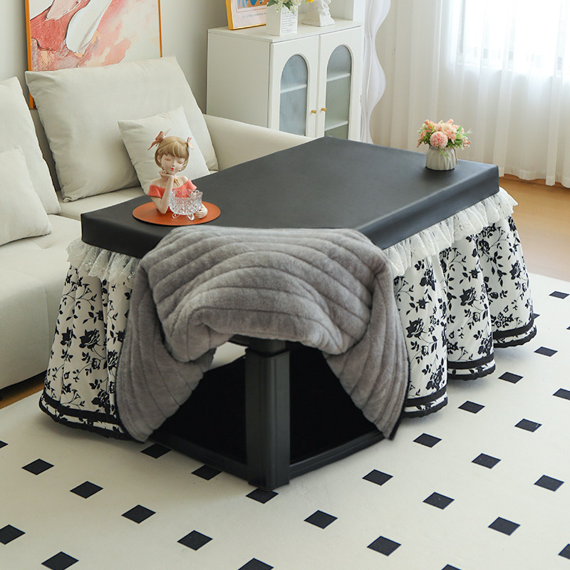 高级定制款复古风水墨画烤火被加绒加厚茶几电烤炉烤火桌子罩套,淘宝优惠券,粉丝福利购,淘宝优惠卷