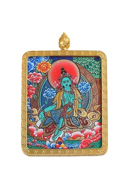 西藏纯彩绘唐卡男女十二