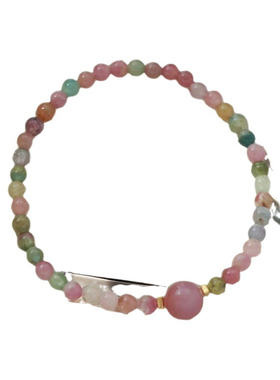 捡漏清仓 彩色串珠弹力绳手链女叠戴配饰品轻奢小众显白糖果手串