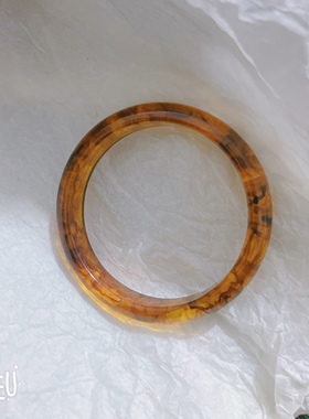 醋酸亚克力不规则宽边小众手镯