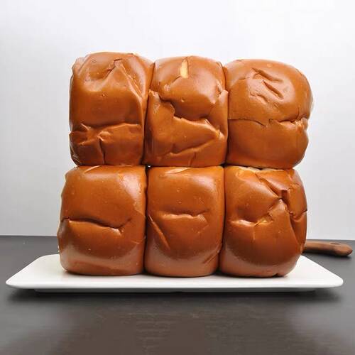 东北特产农大老面包儿时的味道500g一袋6个老式原味微酸怀旧美食 - 图0