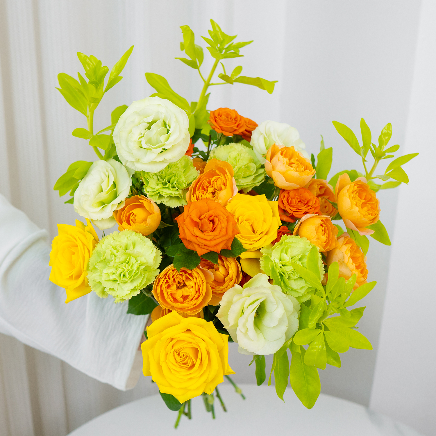 D18混搭鲜花花束节日礼物花艺师精选搭配水养鲜花云南基地直发 - 图1