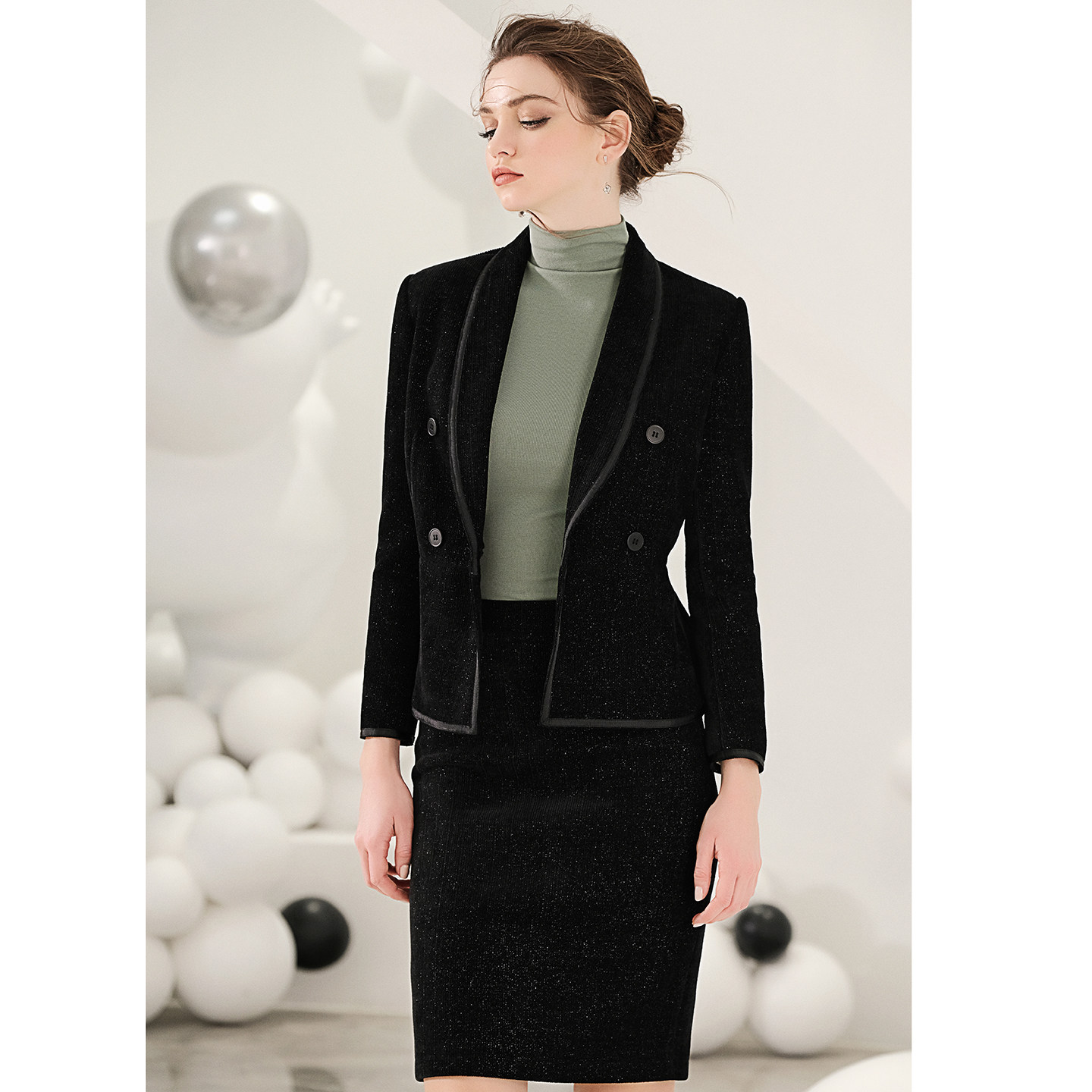 小香风西装套装裙女秋季2025新款高端名媛职业时尚气质洋气两件套,淘宝优惠券,粉丝福利购,淘宝优惠卷