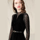 ແບບໃຫມ່ຕາຫນ່າງຄໍາ velvet slim dress ສໍາລັບແມ່ຍິງ