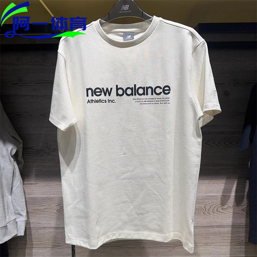 NEW BALANCE NB男女款休闲运动上衣圆领短袖T恤NEE26011 AMT42300 - 图3