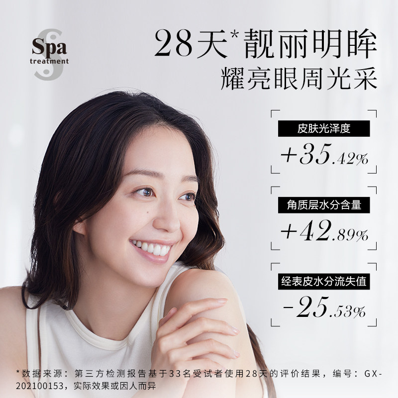 日本spa蛇毒红白眼膜贴限定便携装 SpaTreatment海外眼膜