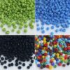 Diy3mm solid color opaque Korean glass rice beads