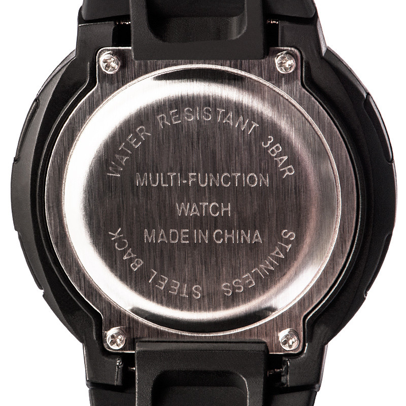 信佳多功能手表 男孩防水电子表运动夜光中小学生电子手表