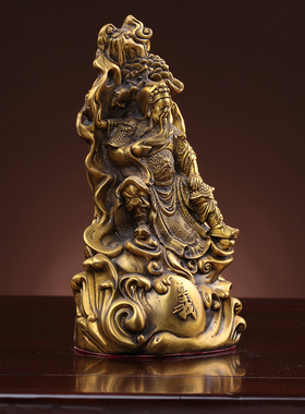 武财神读书关羽佛像汽车小摆件