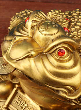 纯铜金蟾摆件客厅办公室装饰礼品