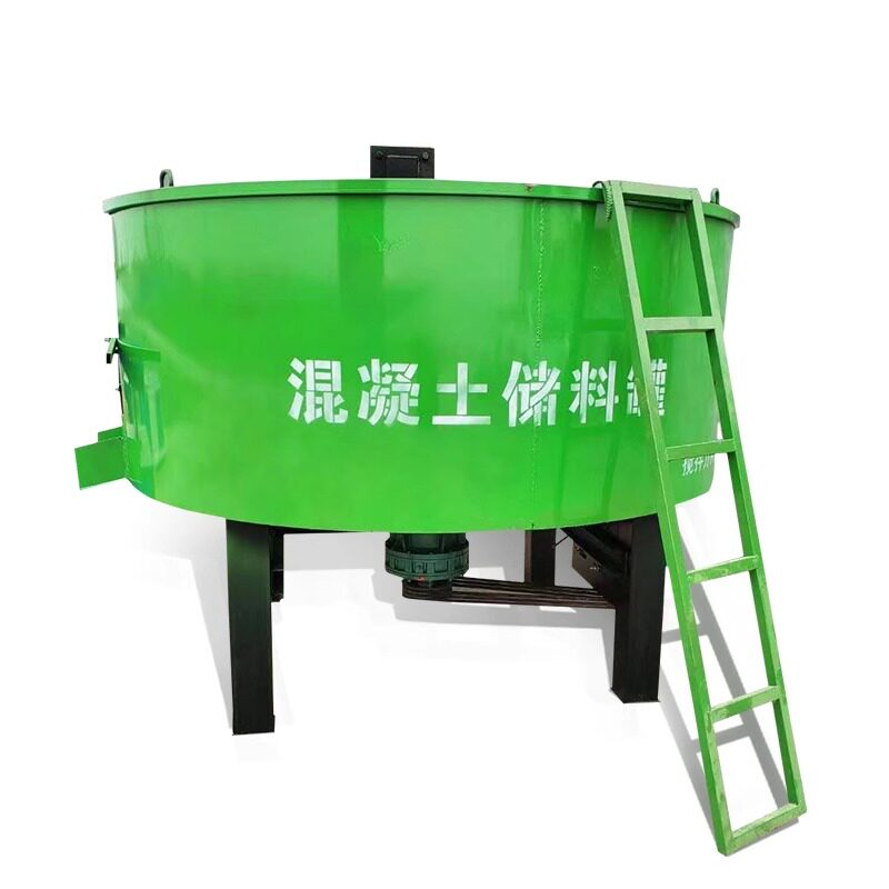 混凝土储料罐三五六立方工地细石水泥砂浆立式平口搅拌厂家直发