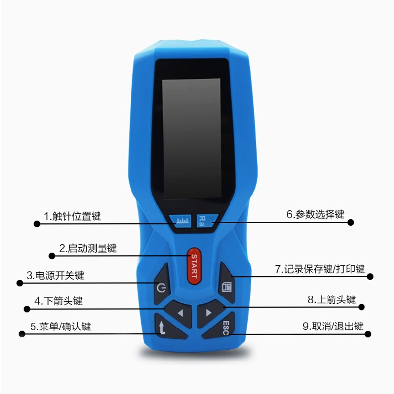 粗糙度仪TR200表面粗糙度测量仪光洁度检测仪便携式TR100粗糙度仪 - 图0