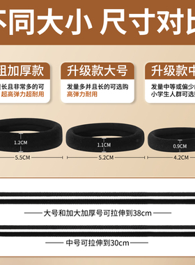 【罐装20根】头绳女生高弹力皮筋