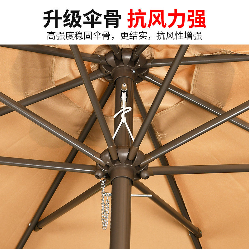 远茂户外桌椅带伞大号商业街休闲铁艺太阳伞室外庭院中柱遮阳伞,淘宝优惠券,粉丝福利购,淘宝优惠卷