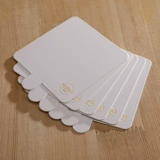 Одноразовый мусс пирог дно держит треугольник, нарезанный на золото, утолщенная тысяча -настройка логотипа