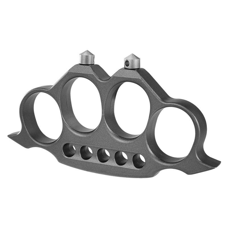 New alloy thickened finger tiger four-finger boxing gloves ring ring boxing buckle high hardness vehicle-mounted self-defense equipment for broken windows