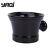Yaqi black plastic shaving oil bowl for women