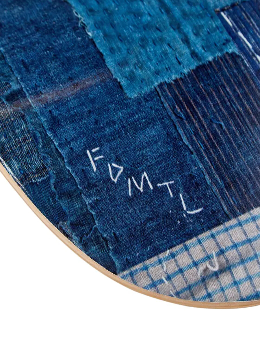 #HPT#FDMTL 23SS复古boro褴褛图案印花潮流8英寸滑板板面 - 图1