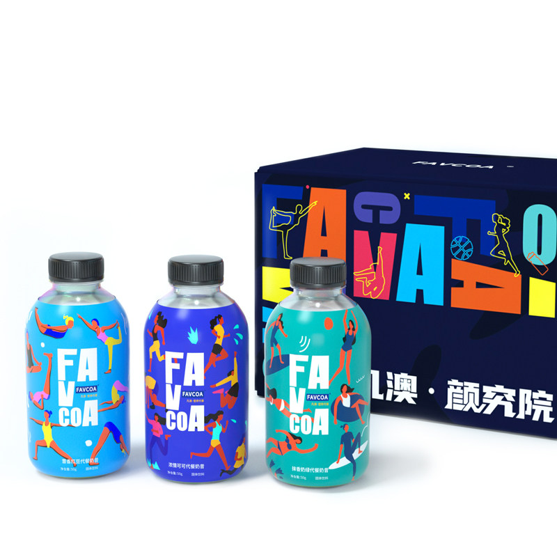 凡澳颜究院早晚代餐奶昔奶茶蛋白粉 一氏国际保健食品膳食纤维/果蔬纤维