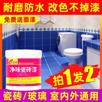 Tile Floor Tiles Renovated color lacquered washroom Toilet Ground Floor Brick Glass Special Revamp Water-based Paints