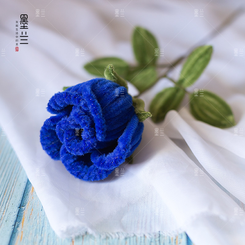 手工diy玫瑰花情人节520三八女神节七夕求婚花束礼物扭扭棒材料包,淘宝优惠券,粉丝福利购,淘宝优惠卷