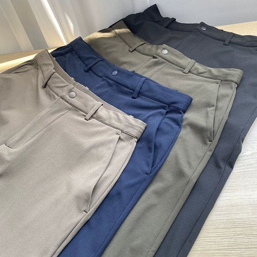 Летние тонкие быстросохнущие эластичные штаны, свободный прямой крой