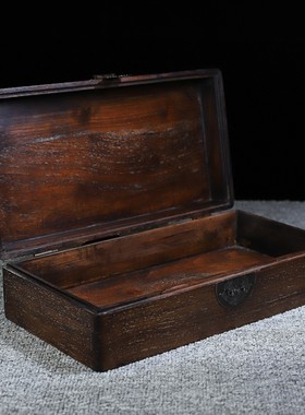 花梨木雕工首饰盒明清古典家具古玩珍品老家具木艺民间特色雕刻