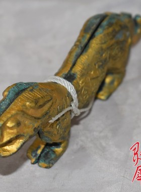 鎏金虎符摆件影视道具仿古青铜器