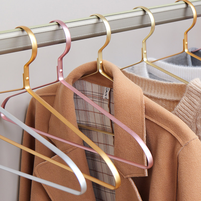 实心加厚铝合金衣架防滑防锈衣服挂干湿两用衣柜阳台不起包挂衣架,淘宝优惠券,粉丝福利购,淘宝优惠卷